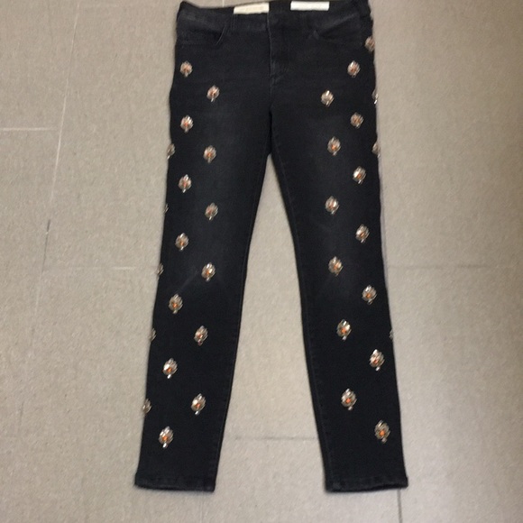 Anthropologie’s Pilcro & the letterpress Script Embellished Jeans - Picture 7 of 12